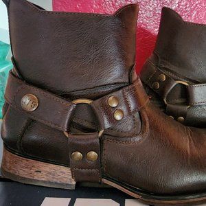 Mens J75 by Jump Brown Harness Boots Size 7